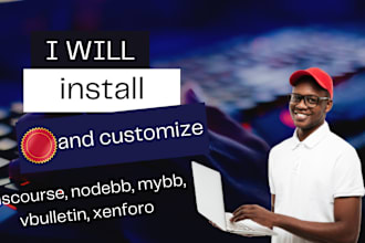 install forum website discourse, nodebb, mybb, vbulletin, xenforo