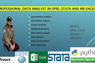 do statistical data analysis using spss stata and excel