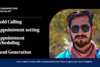 do cold calling, appointment setting, telemarketing professionally
