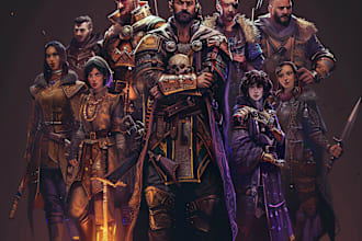 create your dnd and dnd party character