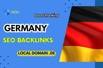 do 25 top german dofollow backlinks germany seo domain link building