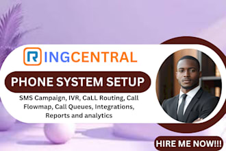 be ringcentral IVR setup call flowmap integrations call routing expert