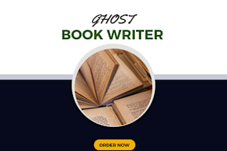 ghost write 30,000 words ebook as ghost book writer