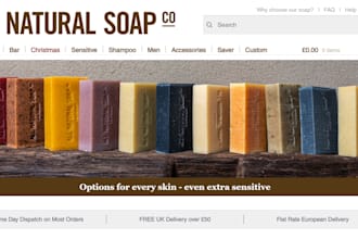 build natural soap website organic soap website skincare website beauty website