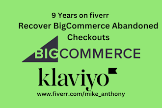 recover USA bigcommerce abandoned checkout with klaviyo integration