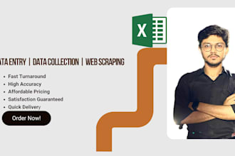 do fast and accurate data entry, data collection and web scraping
