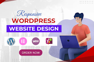 create wordpress site, develop custom wordpress, business website development