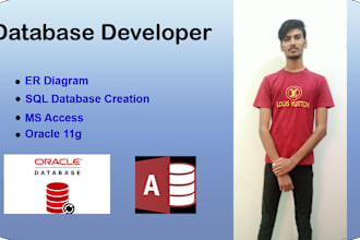 create and maintain sql database in oracle and ms access