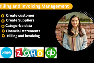 do bills and invoices in quickbooks, xerox and zoho