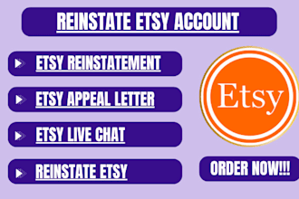 reinstate your suspended etsy account, etsy reinstatement, etsy store reopen