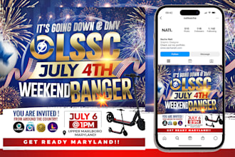 design an amazing instagram, fb, social media flyer