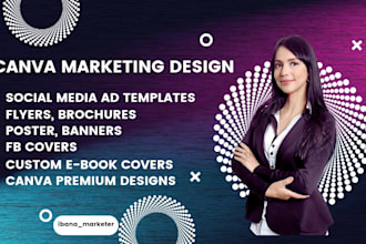 design canva marketing material for your business needs