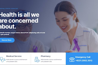 design medical, healthcare, health staffing website