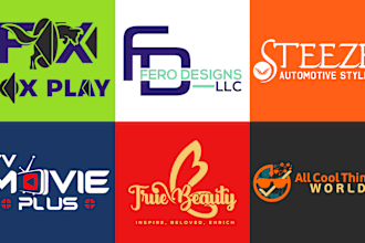 create custom modern minimalist timeless business logo design