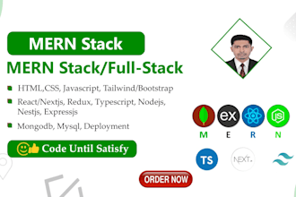 be expert mern stack developer for full stack web development