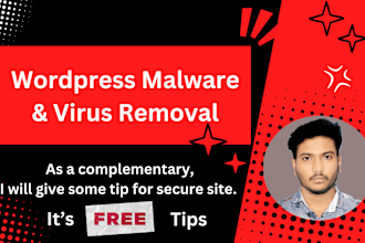 fix wordpress virus, maleware removal,restore website with wordpress security