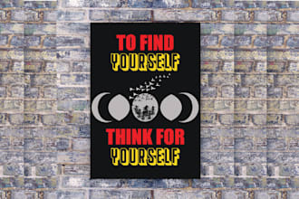 design typography poster, tshirt and wall arts