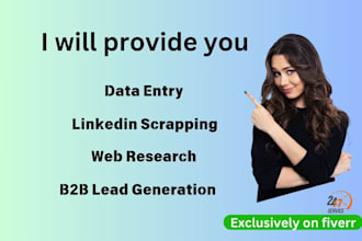 be your virtual assistant for data entry, data mining, copy paste, web research