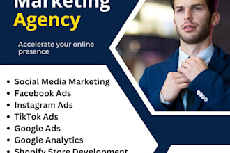 be your digital marketing manager and social media manager
