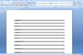 create a clickable table of contents for you