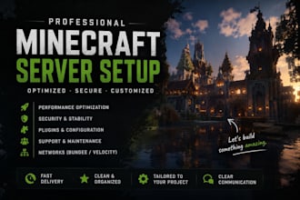build, configure and customize your minecraft server
