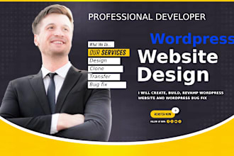 revamp wordpress website and wordpress bug fix