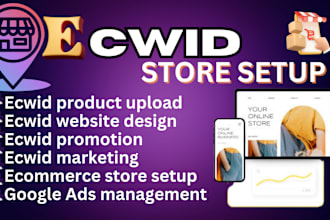 set up ecwid store upload ecwid product redesign website  ecwid promotion