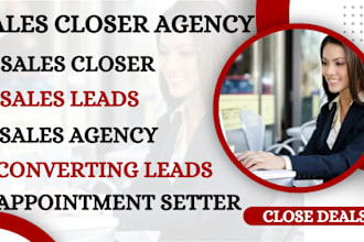 be b2b inbound outbound online sales closer sales agent sales rep sales agency