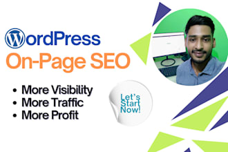 optimize wordpress on page SEO for more organic traffic