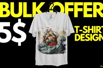 create eye catchy cartoon streetwear t shirt design for you