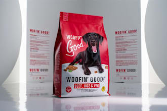 do attractive mylar bag, pouch bag, and pet food design