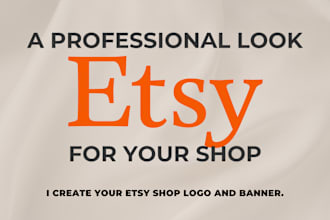 design your etsy shop banner and logo