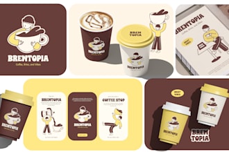 modern bold fun logo and branding kit