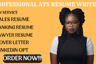 write resumes for sales, marketing, sale tech, cover letter and linkedin opt