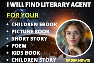 find literary agent for children ebook picture book short story poem kids book