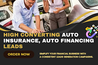 generate auto insurance leads auto financing leads car insurance landing page