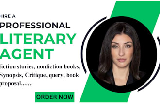 get top literary agent for your book, fiction stories, nonfiction stories