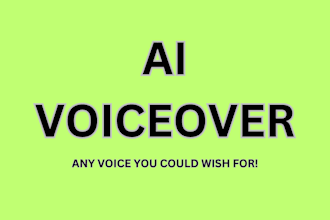 create over a million different ai voicelines or voiceovers for you
