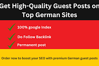 publish german guest posts with backlinks on german blogs and sites