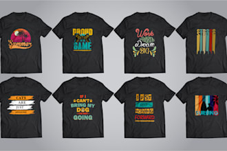 creative fashionable amazing typographic customized t shirt design