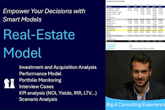 create a custom real estate financial model