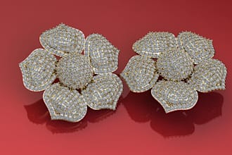 create a modern 3d cad jewelry design and render it