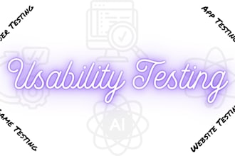 perform user usability testing on your app or game