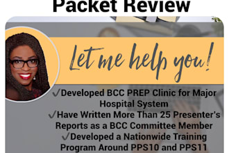 proof and review chaplaincy board certification packet