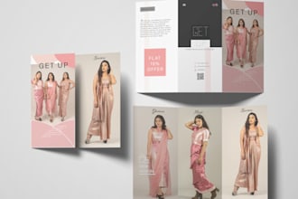 do fashion or any commercial brochure and business card designs