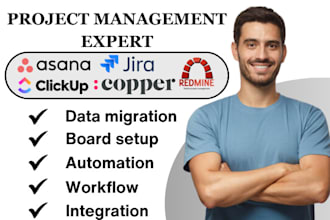 do clickup asana copper crm redmine xebrio monday crm project management