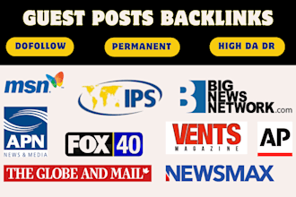write, publish unique guest post articles on high da websites
