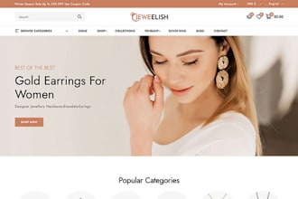 design shopify store jewelry website jewelry store jewelry dropshipping store