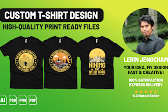 design vintage typography t shirt with inspiring quotes