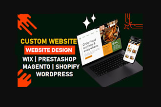 design your store, business on wix, prestashop, magento, wordpress and shopify